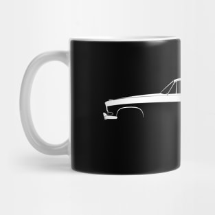 Jaguar Mark X Silhouette Mug